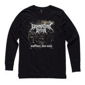 Rapture and Ruin - Men's Base Long Sleeve Cuff T Shirt by 'As Colour '