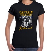 Captain Tragic - Rides out -  - Women's 'Gildan' Slim T-Shirt